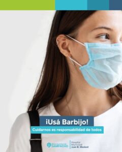 😷 Uso obligatorio de barbijo en el hospital municipal