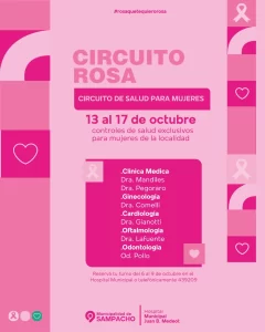 💗 Circuito Rosa: controles de salud para mujeres