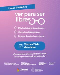 👁️ Jornada “Ver para ser libres” – Controles oftalmológicos y entrega de anteojos